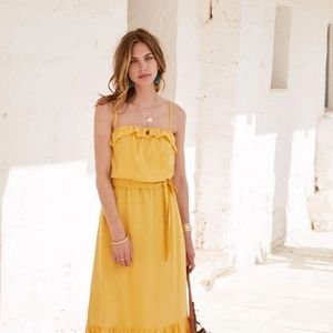 NWOT Sezane Cassandra Silk Dress Size 40